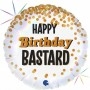 Ballon Happy Birthday Bastard