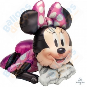 Ballon Minnie Marcheur Géant Noeud - Walt Disney 