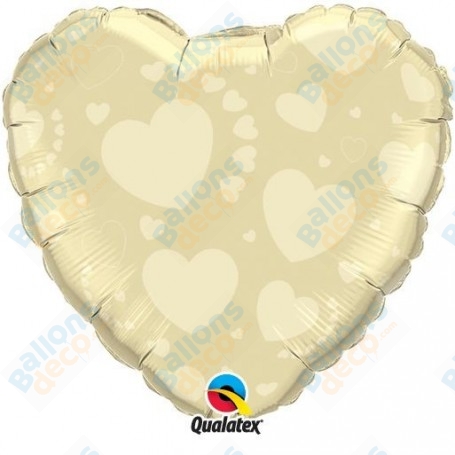 Ballon Coeur Coeurs Ivoire