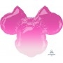 Ballon Minnie Dégradé Rose et Magenta Disney