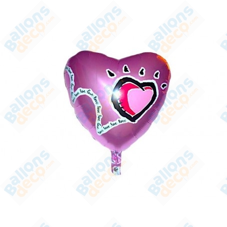 Ballon Coeur Rose Coeur Saut