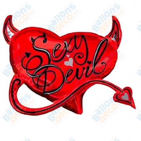 Ballon Coeur Sexy Devil Diable