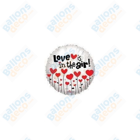 Ballon Love Is In The Air Transparent