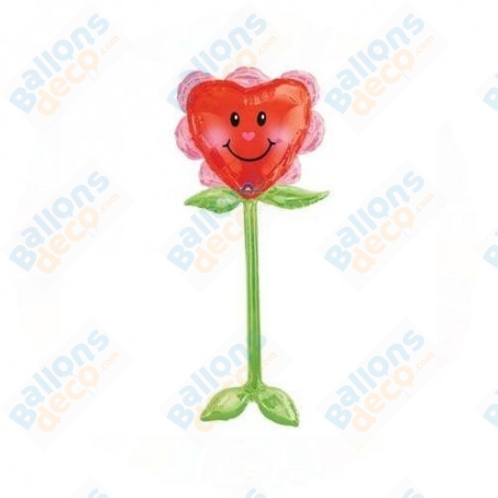 Ballon Marcheur Fleur Love