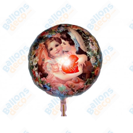 Ballon Anges Rond I Love You