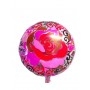Ballon Rond Transparent Rose