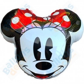 Ballon Minnie Rond Rouge Mylar