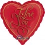 Ballon I Love You Jumbo Rouge Et Or