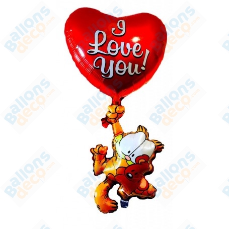 Ballon Garfield I Love You