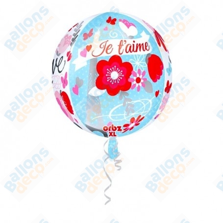 Ballon Je T'Aime Paris ORBZ