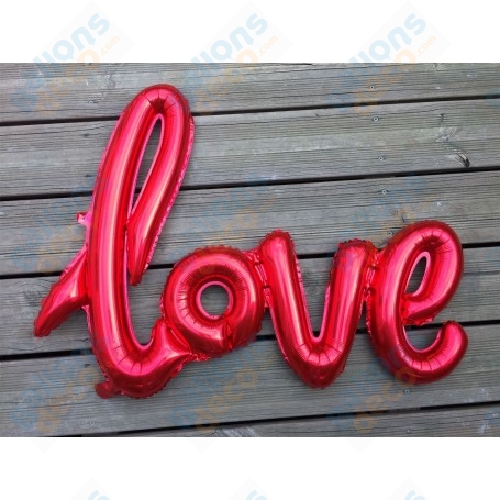 Ballon Love Rouge Air