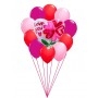 Ballons Coeur Holographique En Grappe