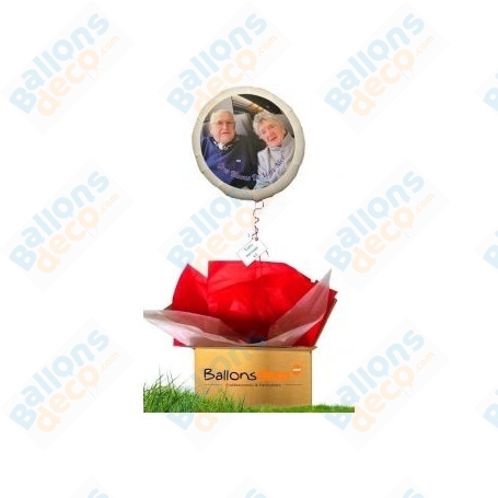Ballon Cadeau Surprise Personnalisable Photo Gonflé