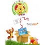 Ballon Cadeau Surprise Gonflé Winnie L'Ourson + Puzzle Winnie Neige