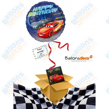 Ballon Cadeau Livre d'Histoire Cars