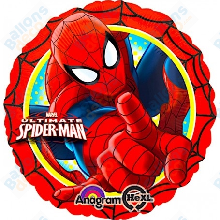 Ballon SpiderMan Fond Rouge Disney