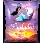 Ballon Jasmine et Aladdin sur Leur Tapis Volant Disney, Décorations ballons pour anniversaire.