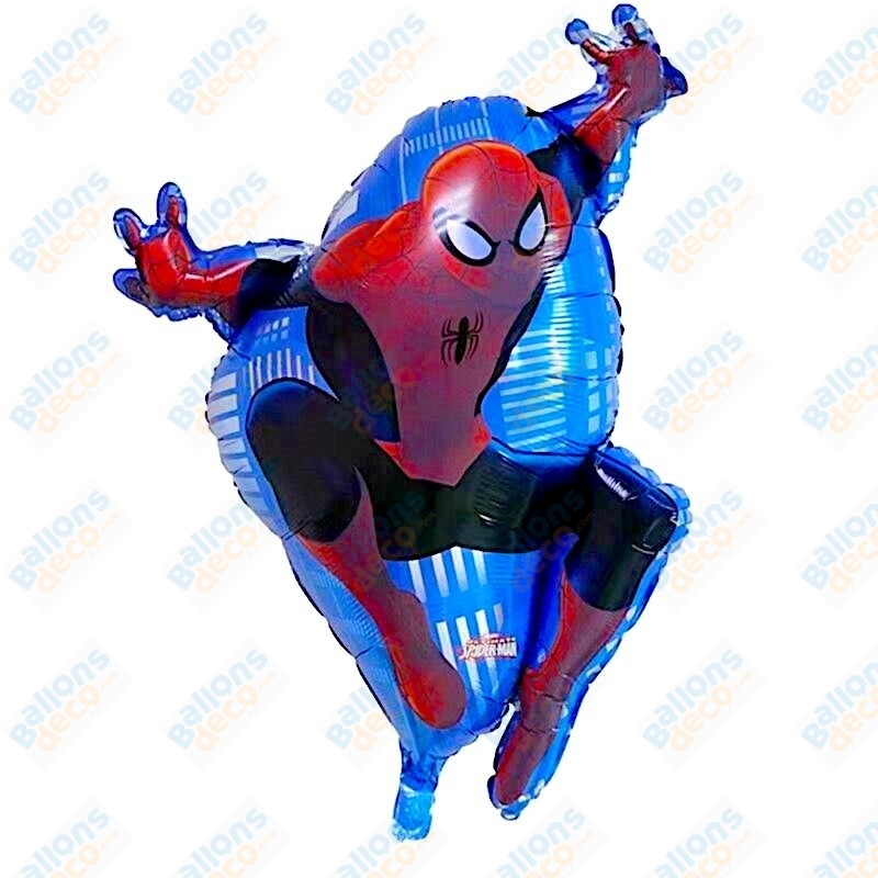 Ballons Aluminium Spider 5 Pièces | Décoration Anniversaire Enfant | Ballons Chiffre Et étoiles Rouge Et Bleu - 6