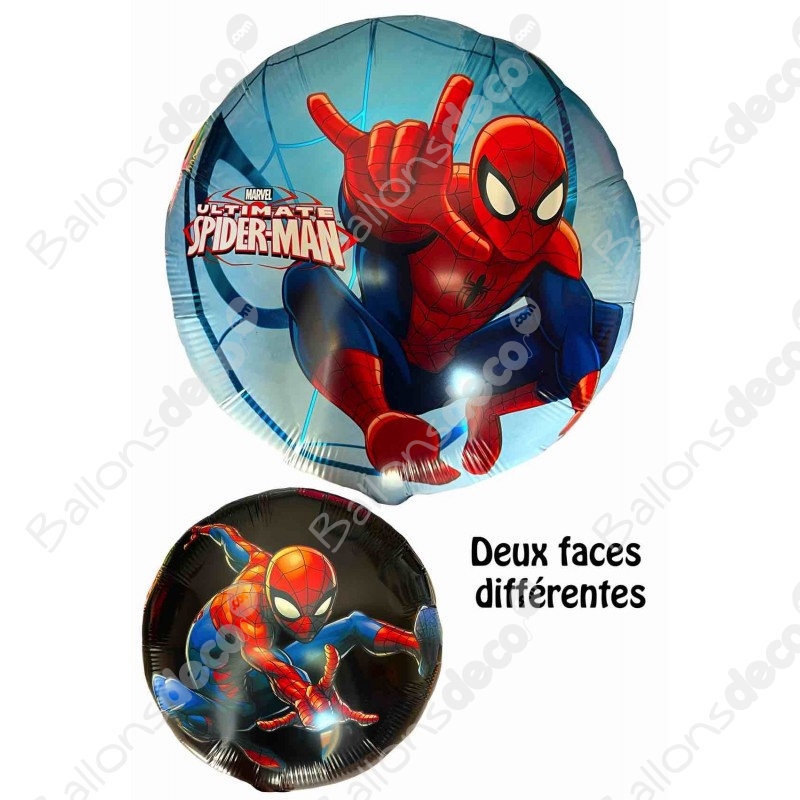 Ballon Spiderman Ultimate 2 Faces Différentes Disney 