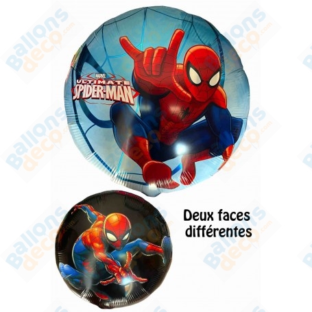 Ballon Spiderman Ultimate 2 Faces Différentes Disney