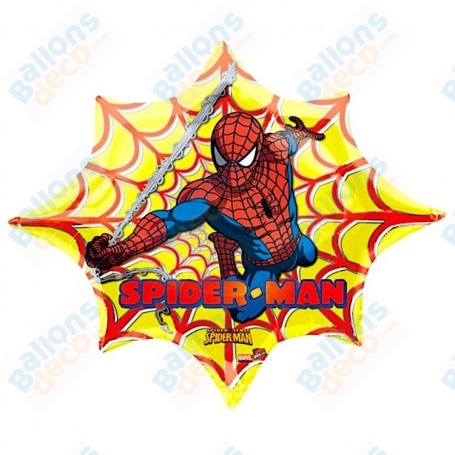 Ballon Spider-man Etoile Jaune Marvel Disney