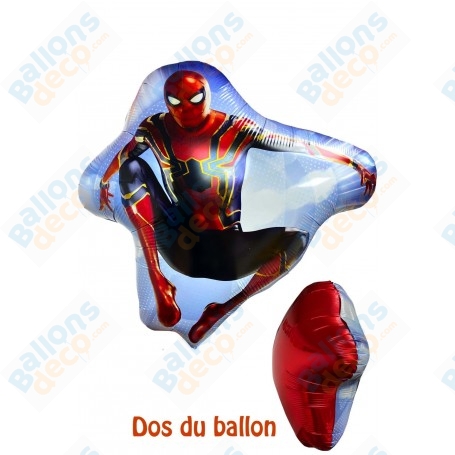 Ballon Spider-man Fond Rouge Marvel Disney