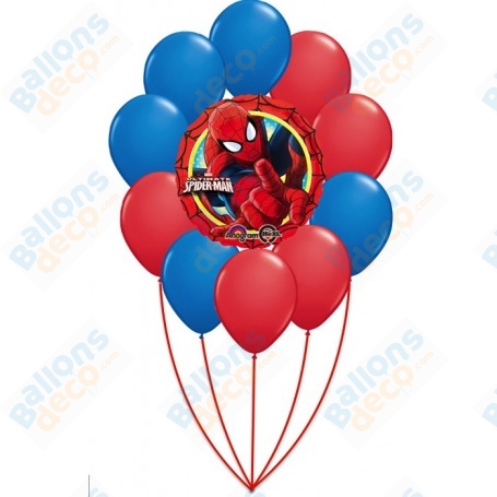 Ballons Spider-man en Grappe Disney