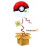 Ballon Cadeau Surprise des Pokémon Pokeball avec Gonflage Hélium