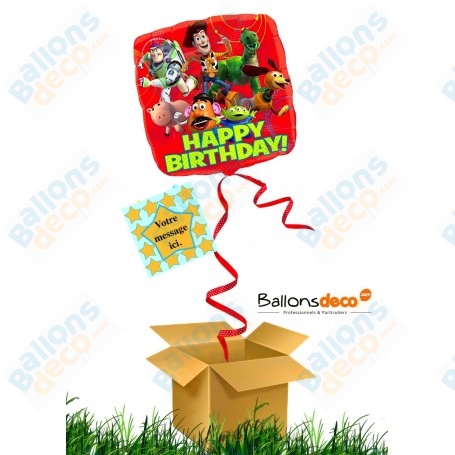 Ballon Cadeau Surprise Toys Story Gonflage Hélium Happy Birthday