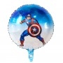 Ballon Captain America Rond Bleu Disney