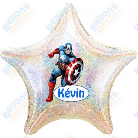 Ballon Captain America Marvel Personnalisable Disney