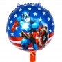 Ballon Captain America Rond étoiles Disney