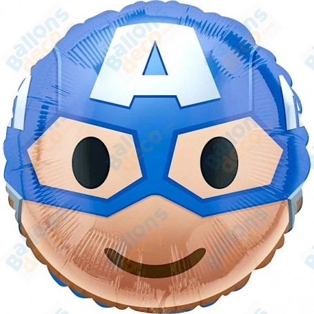 Ballon Captain America Emoji Disney