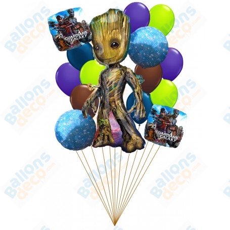 Ballons Groot Les Gardiens De La Galaxie en Grappe Disney