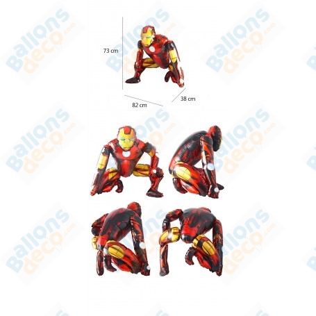 Ballon Iron Man 4D Gonflage Air Disney Avengers