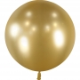 Ballon Doré Brillant Chromé de 60 cm