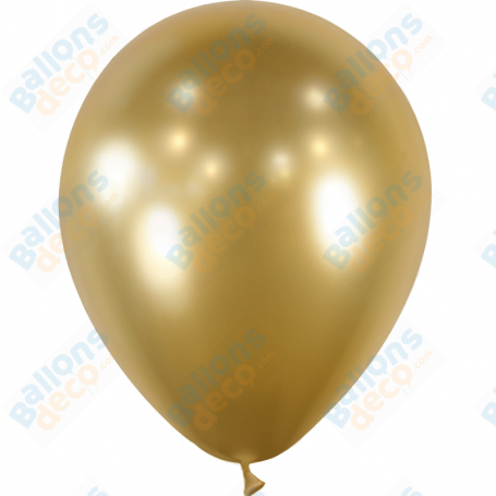 Ballon Doré Brillant Chromé De 30 cm