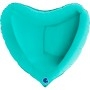 Ballon Coeur 86 cm Turquoise