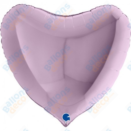 Ballon Coeur 86 cm Lila