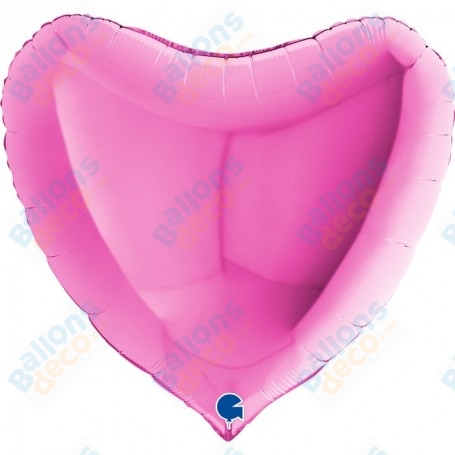 Ballon Coeur 86 cm Fuchsia