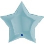 Ballon Etoile 86 cm Grabo Bleu Ciel