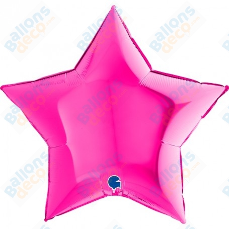 Ballon Etoile 86 cm Grabo Magenta