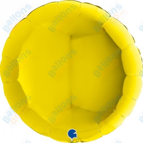 Ballon Rond 86 cm Grabo Jaune