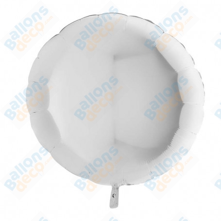 Ballon Rond 86 cm Grabo Blanc