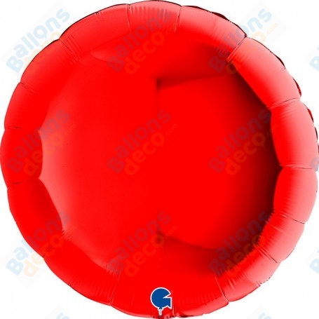 Ballon Rond 86 cm Grabo Rouge
