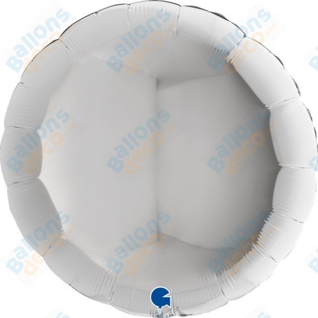 Ballon Rond 86 cm Grabo Argent