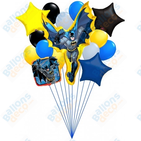 Ballons Batman en Grappe Luxe Marvel Disney