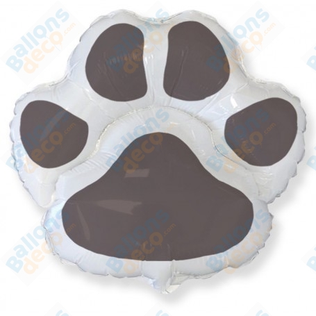 Ballon Patte De Chien Grise, décoration ballons Naissance, décoration stand Canins.