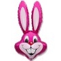 Ballon Tête De Lapin Magenta