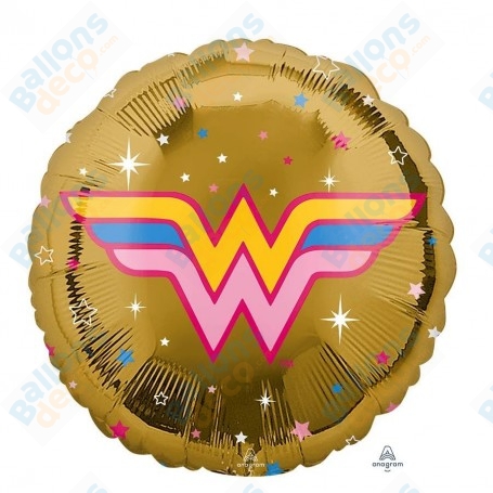 Ballon Wonder Woman Gold Avengers Disney
